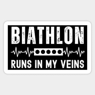 Biathlon Athlete Magnet